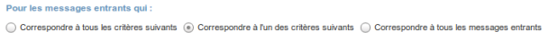 Critère principal